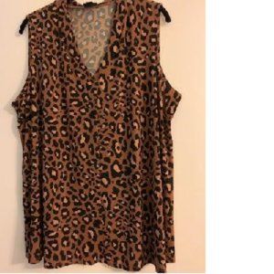 Worthington Woman's Sleeveless Top 1X